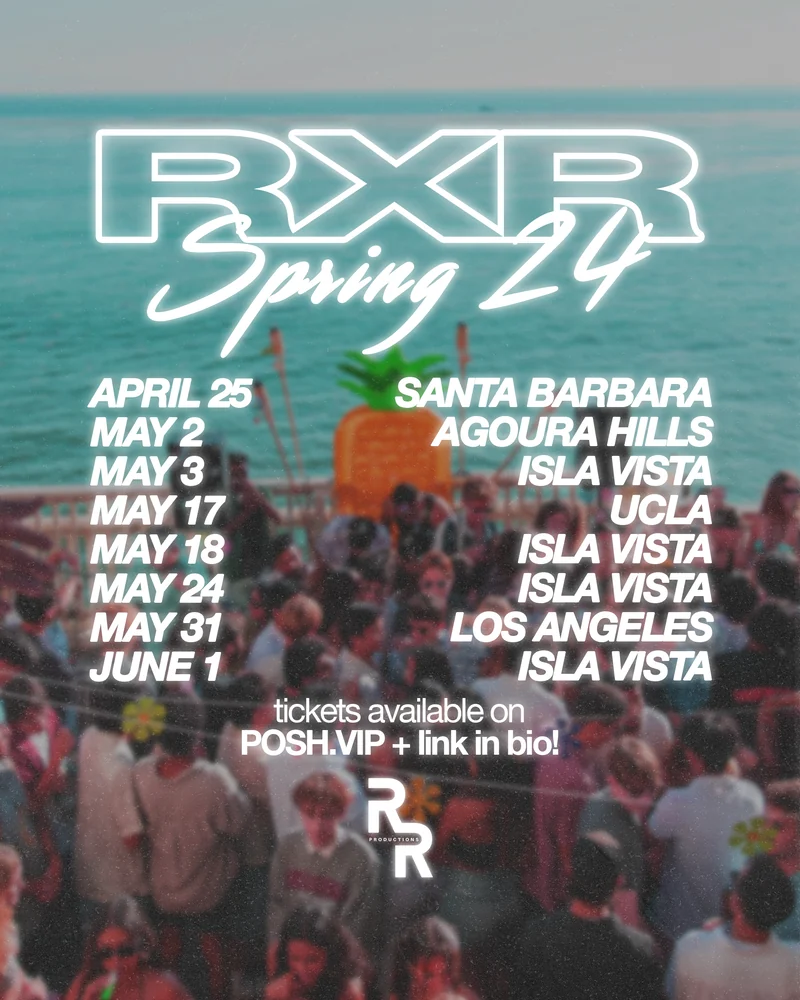 RXR Spring Rollout — event flyer designed by Shmitty Media for RXR Productions